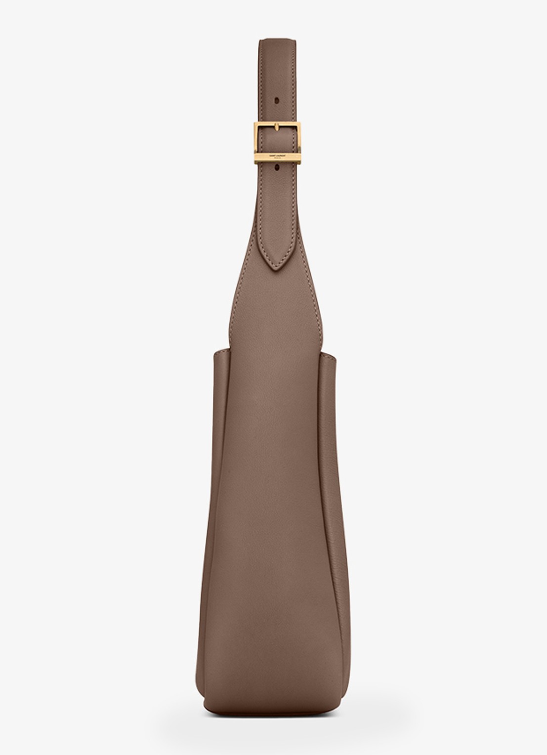 Saint Laurent Le 5 À 7 Supple Small schoudertas van kalfsleer - detail 2 taupe
