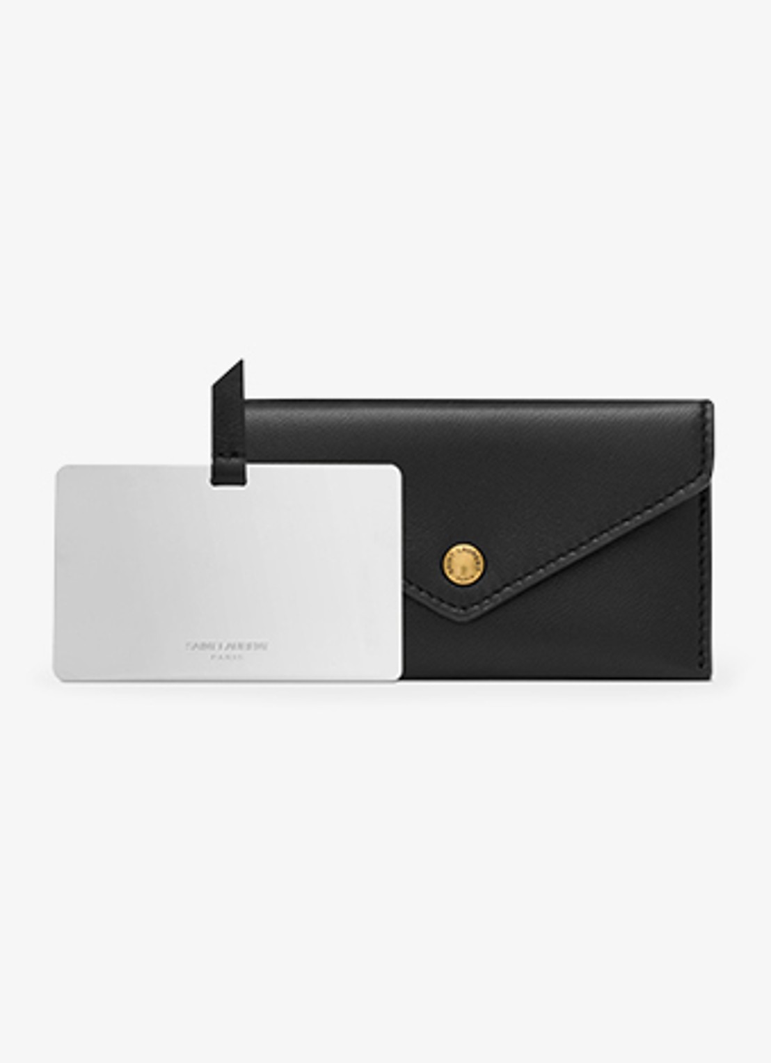 Saint Laurent Loulou Mini crossbodytas van lamsleer - detail 7 zwart