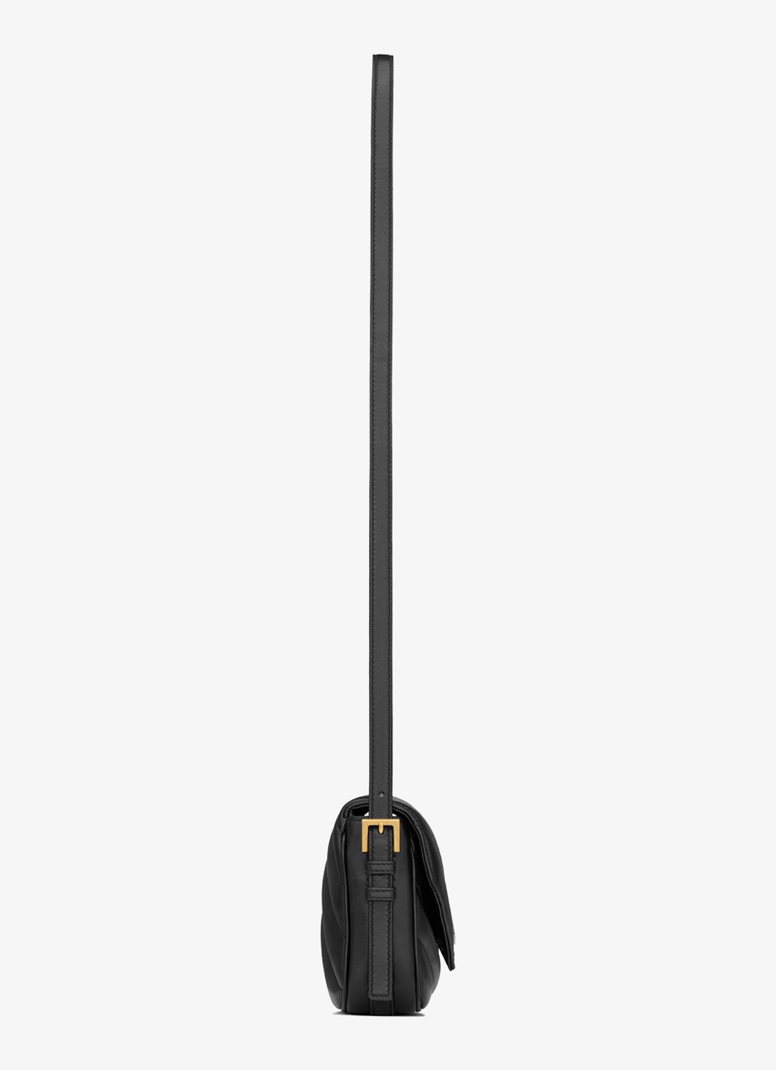 Saint Laurent Loulou Toy crossbodytas van lamsleer - detail 3 zwart