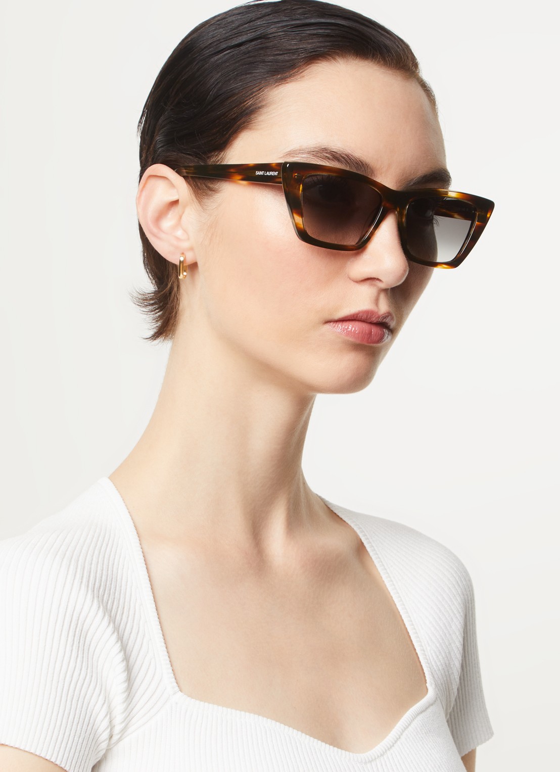 Saint Laurent Mica zonnebril SL276 - voorkant 2 bruin