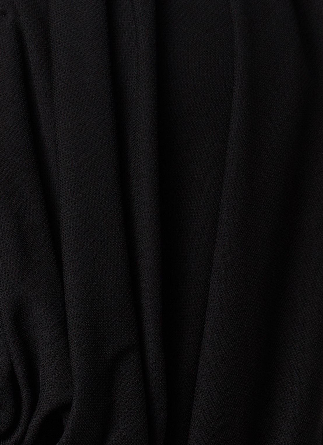 Saint Laurent Mini jurk met gedrapeerd detail - detail 3 zwart