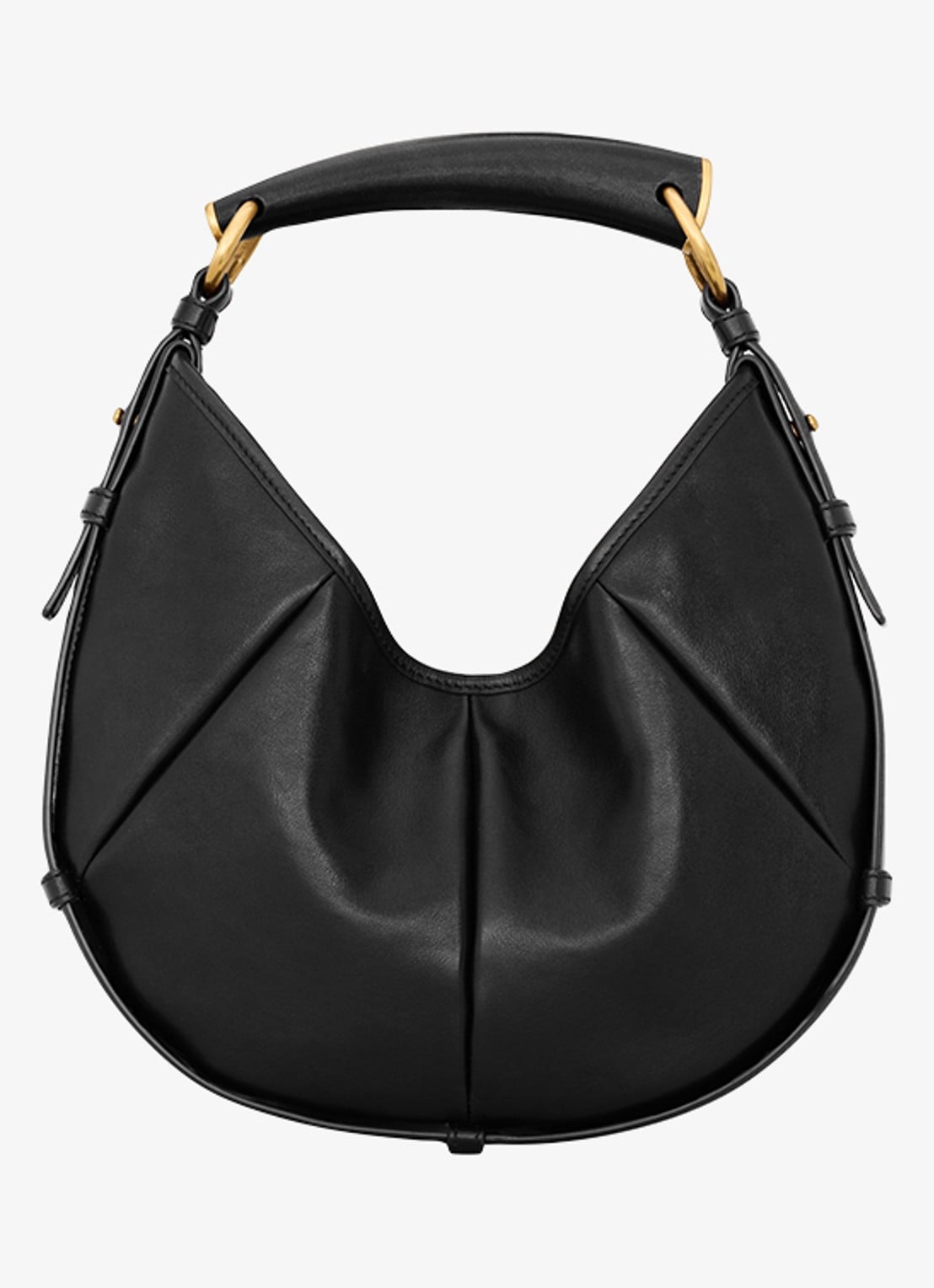 Saint Laurent Mombasa Small schoudertas van kalfsleer - achterkant zwart