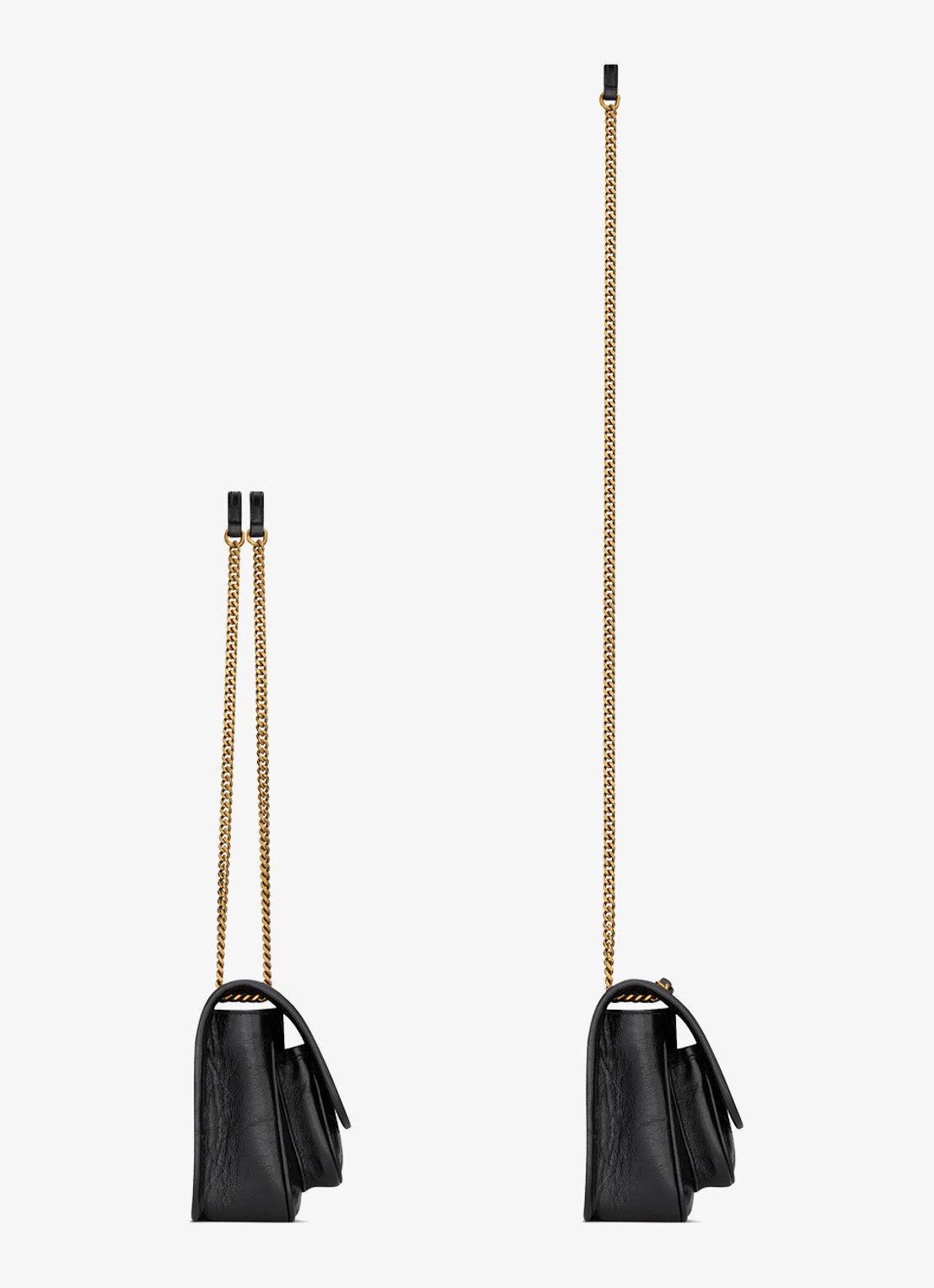 Saint Laurent Niki Mini schoudertas van kalfsleer - detail 3 zwart