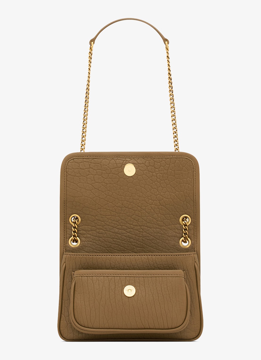 Saint Laurent Niki Mini schoudertas van lamsleer - detail 3 camel