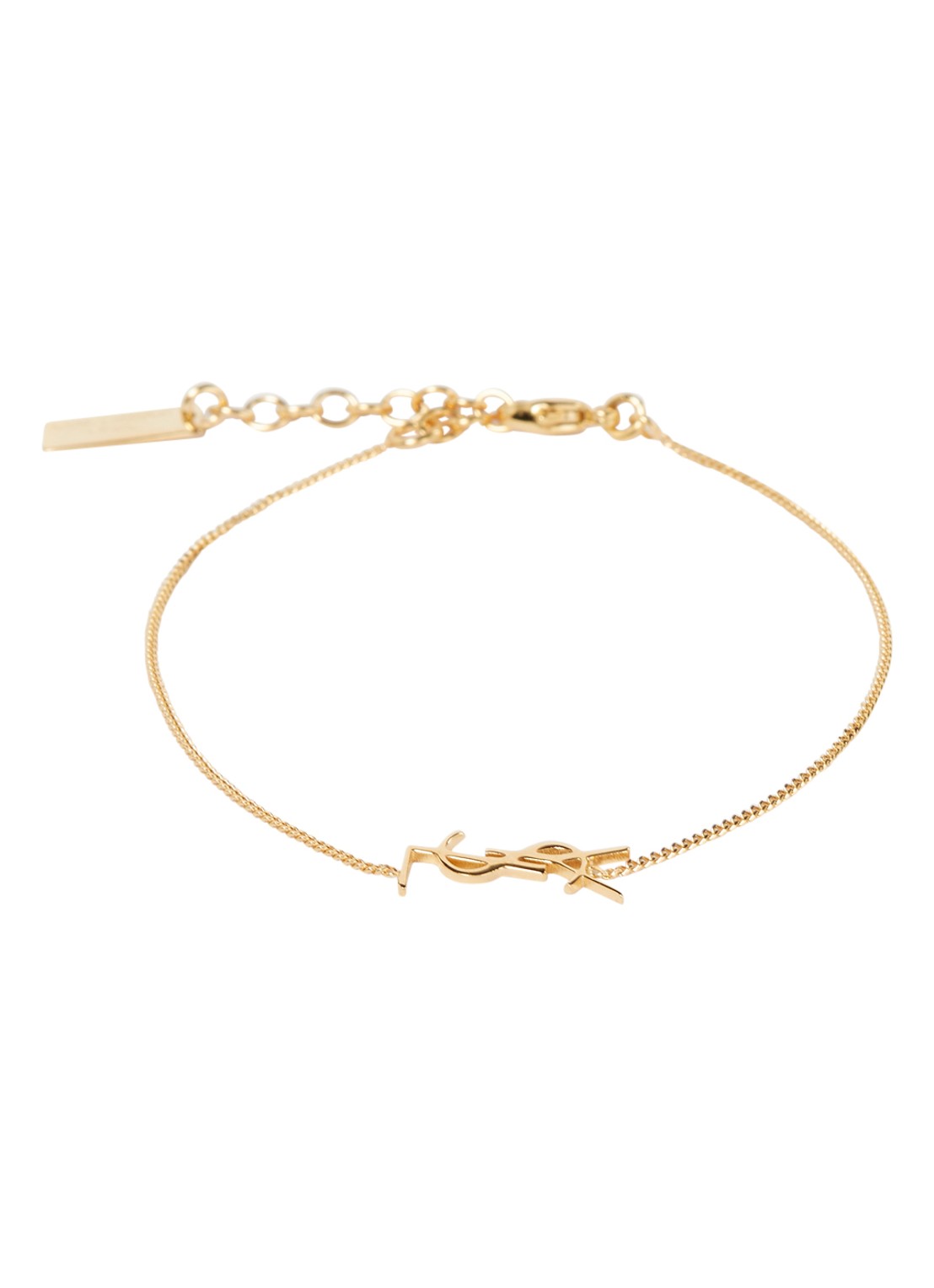 Saint Laurent Opyum armband met logo - voorkant 2 goud