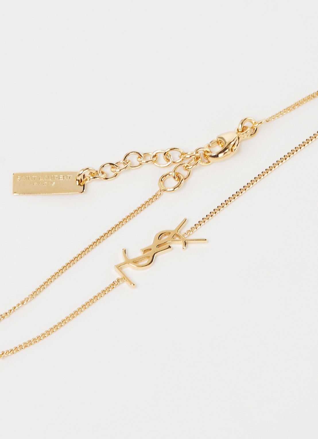 Saint Laurent Opyum armband met logo - voorkant 3 goud