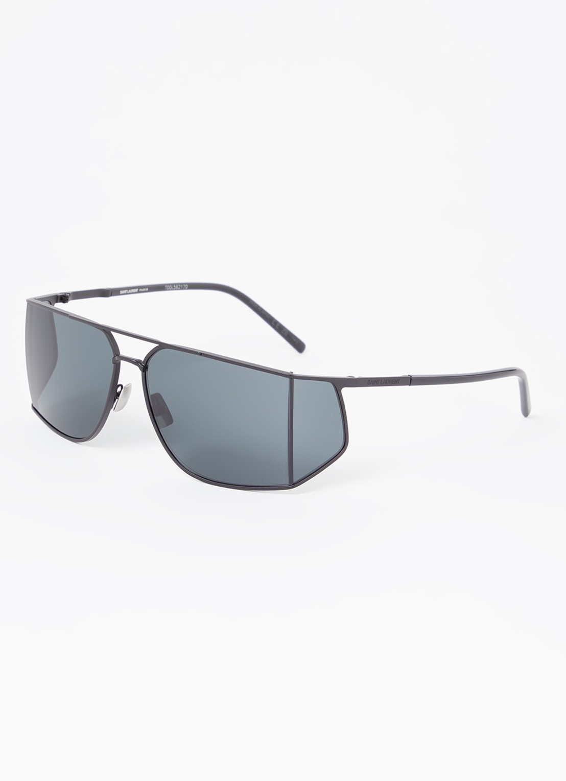 Saint Laurent Piloten zonnebril SL 750 - voorkant zwart