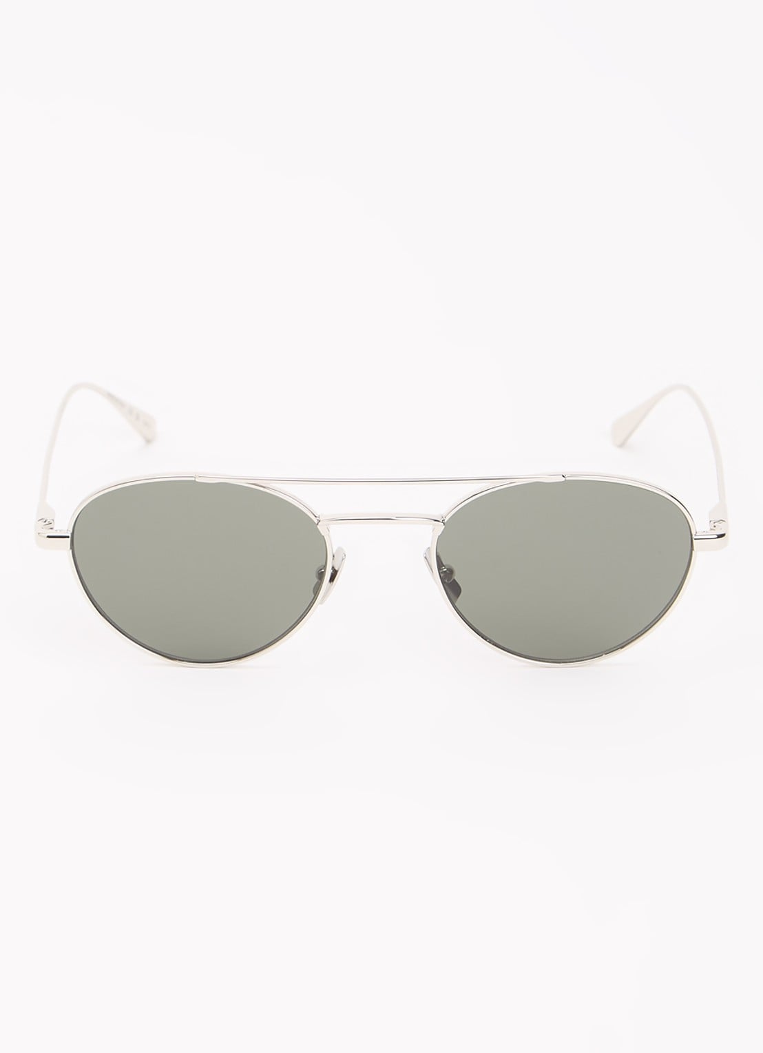 Saint Laurent Piloten zonnebril SL 97 - detail zilver