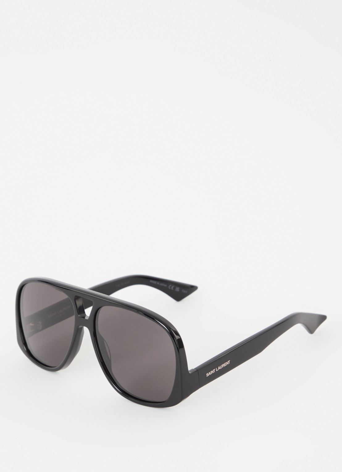 Saint Laurent Piloten zonnebril SL652 - voorkant zwart