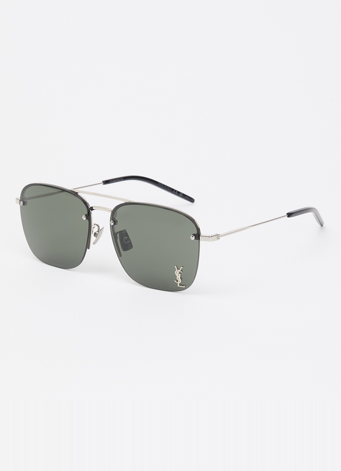 Saint Laurent Piloten zonnebril YS000490 - voorkant 4 zilver
