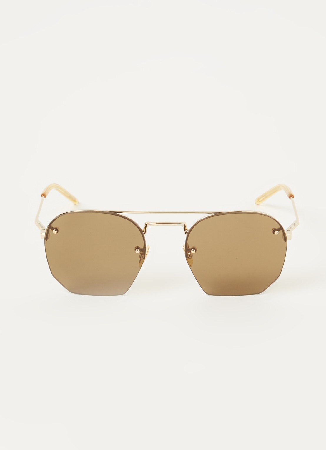 Saint Laurent Retro zonnebril SL422 - voorkant 2 goud
