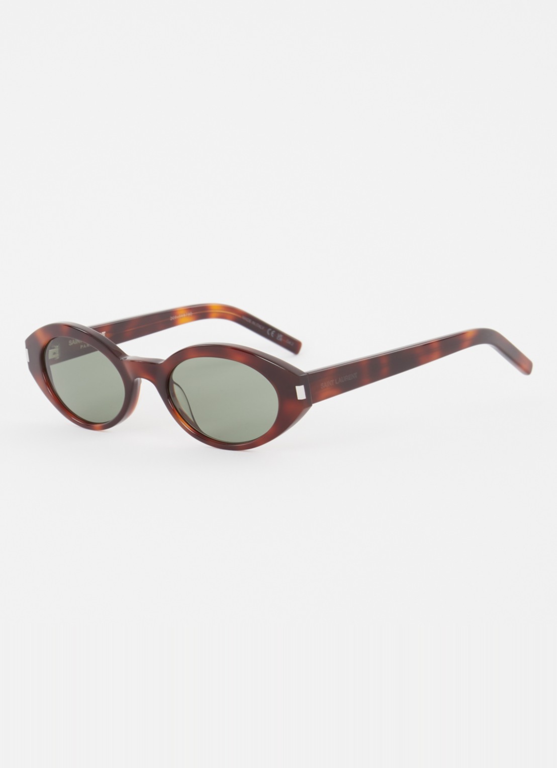 Saint Laurent Retro zonnebril SL567 - voorkant bruin