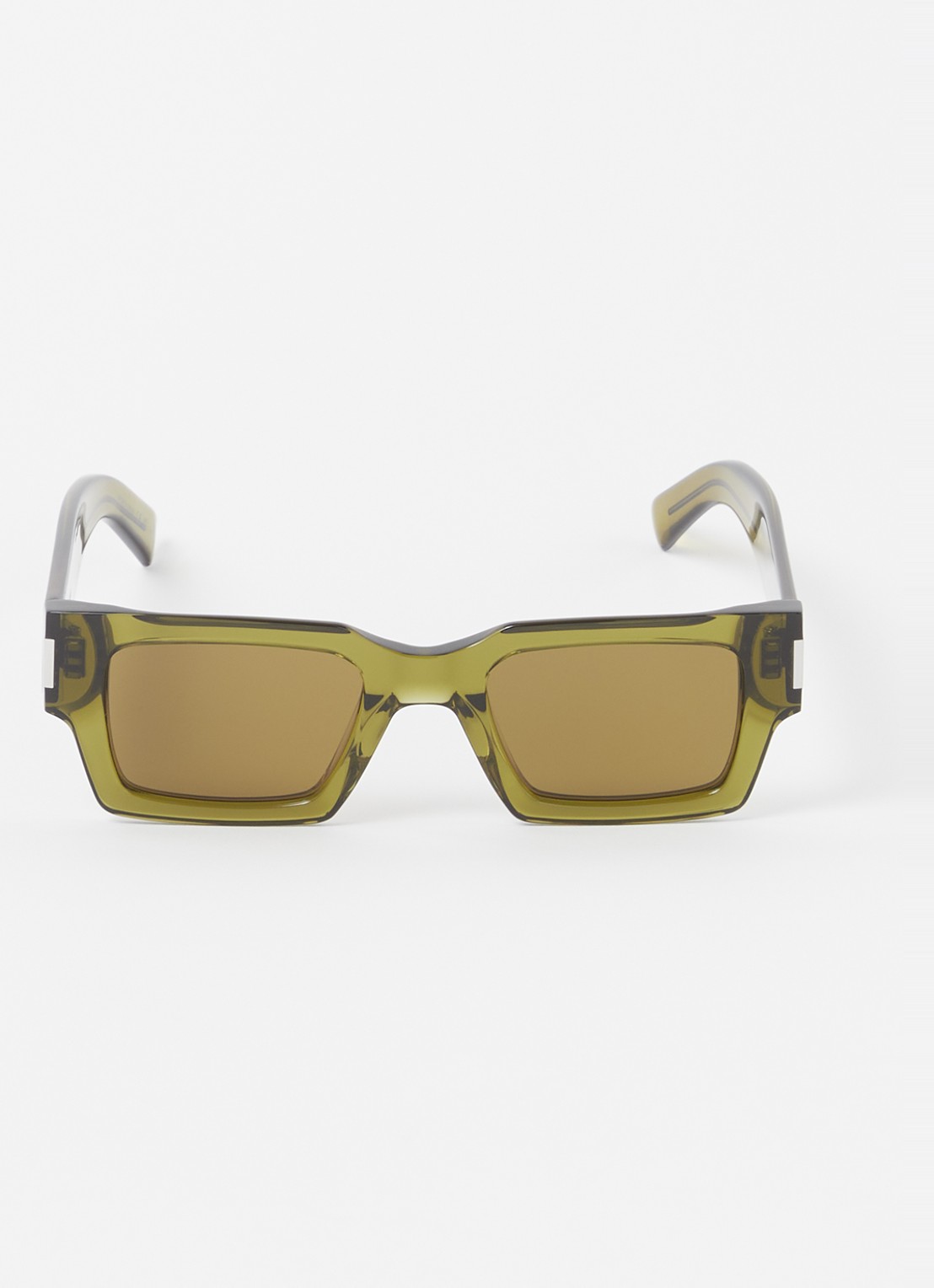 Saint Laurent Retro zonnebril SL572 - detail groen