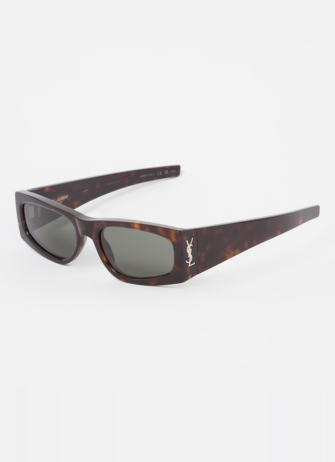 Saint Laurent Retro zonnebril SLM14 - voorkant 3 donkerbruin