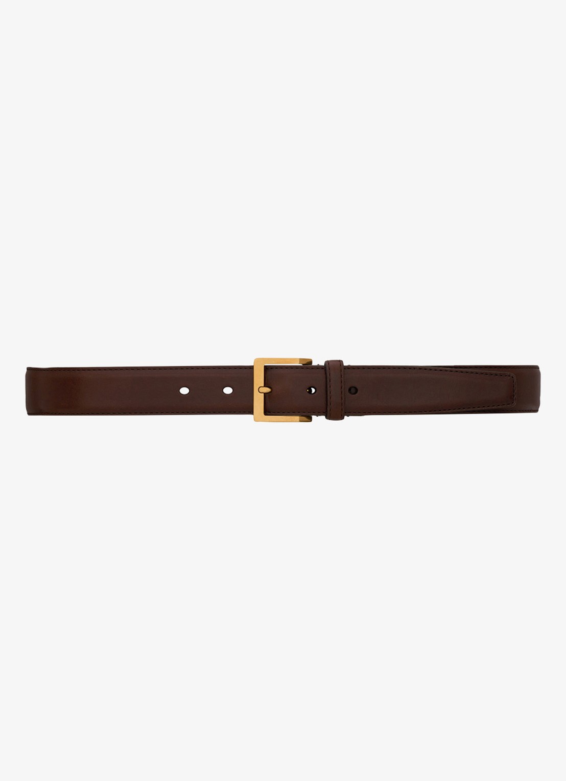 Saint Laurent Riem van kalfsleer - voorkant 3 bruin