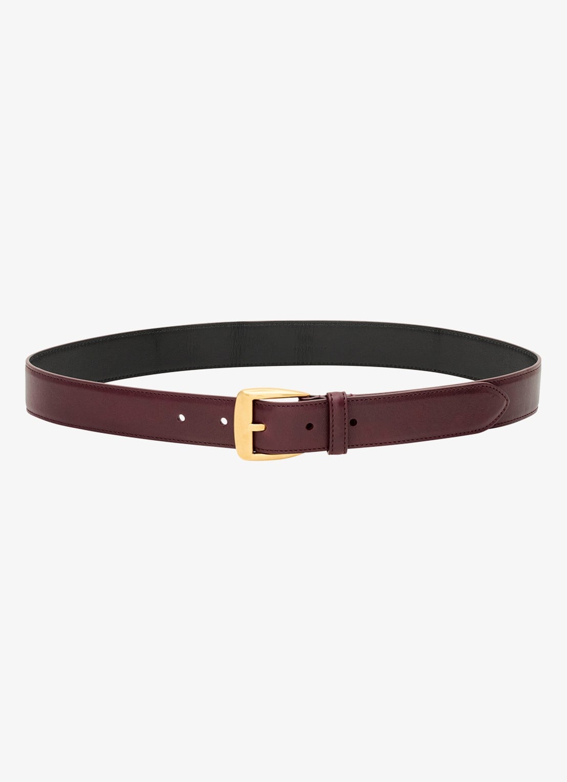 Saint Laurent Riem van kalfsleer - detail 2 bordeauxrood