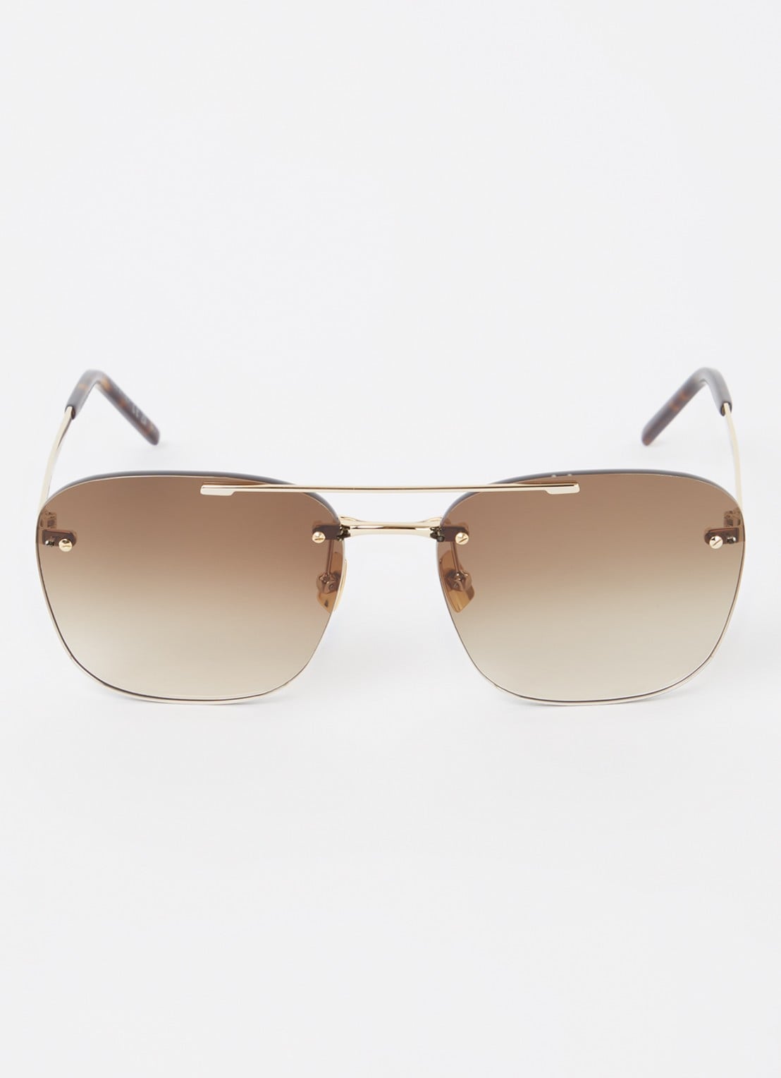 Saint Laurent Rimless zonnebril SL309 - detail 2 goud