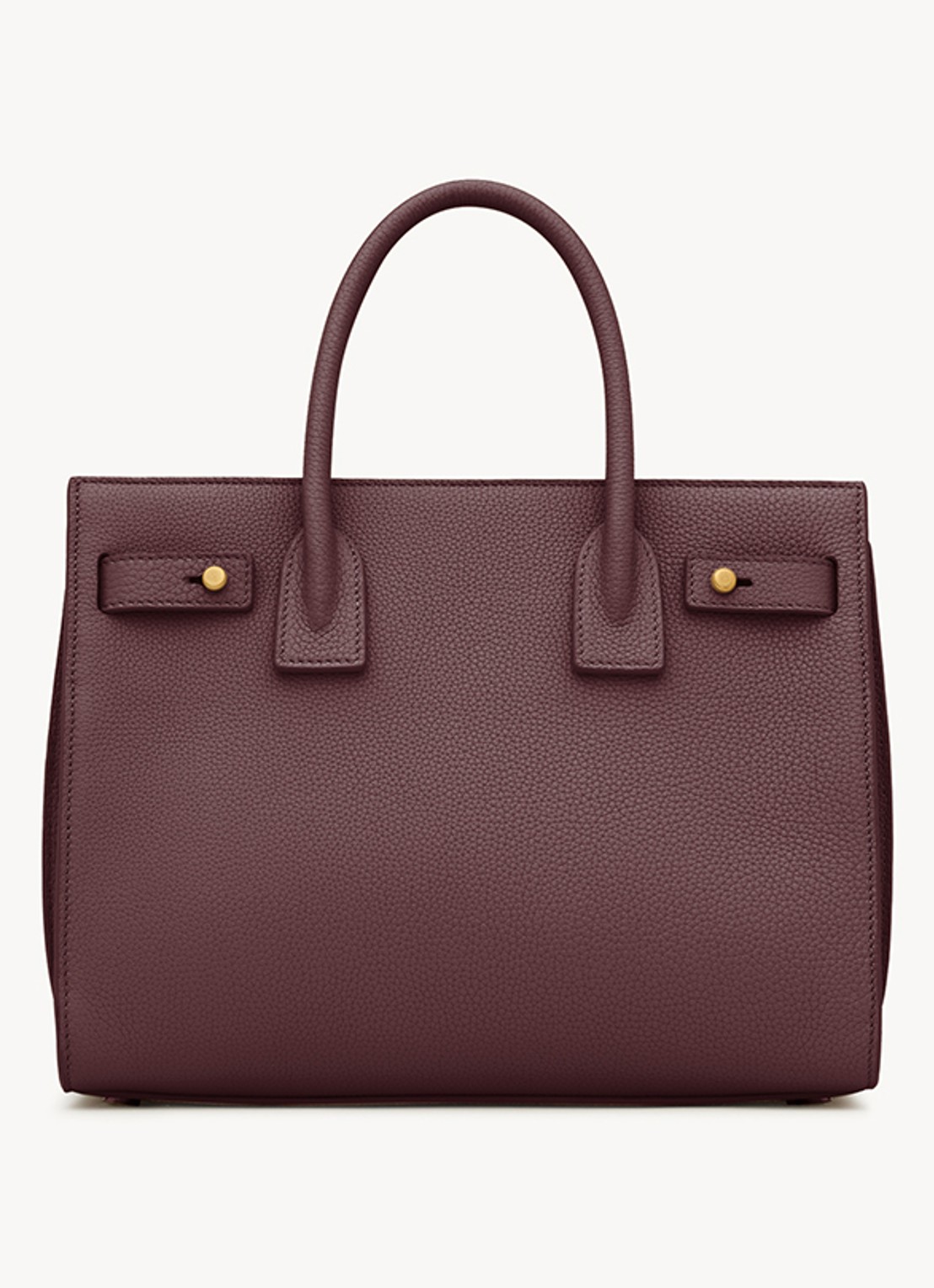 Saint Laurent Sac De Jour Baby handtas van kalfsleer - achterkant 5 bordeauxrood
