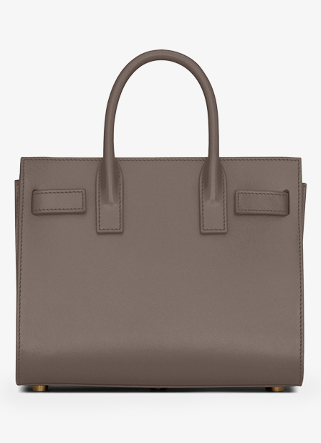 Saint Laurent Sac De Jour Nano handtas van kalfsleer - achterkant taupe