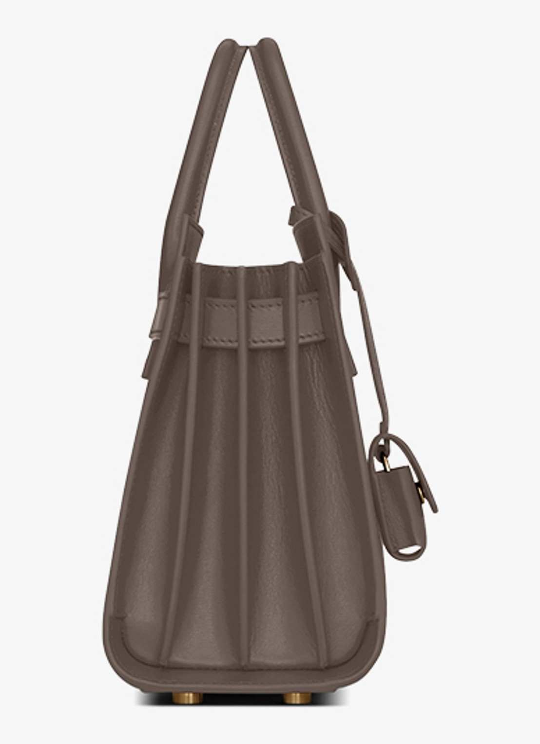 Saint Laurent Sac De Jour Nano handtas van kalfsleer - detail 3 taupe
