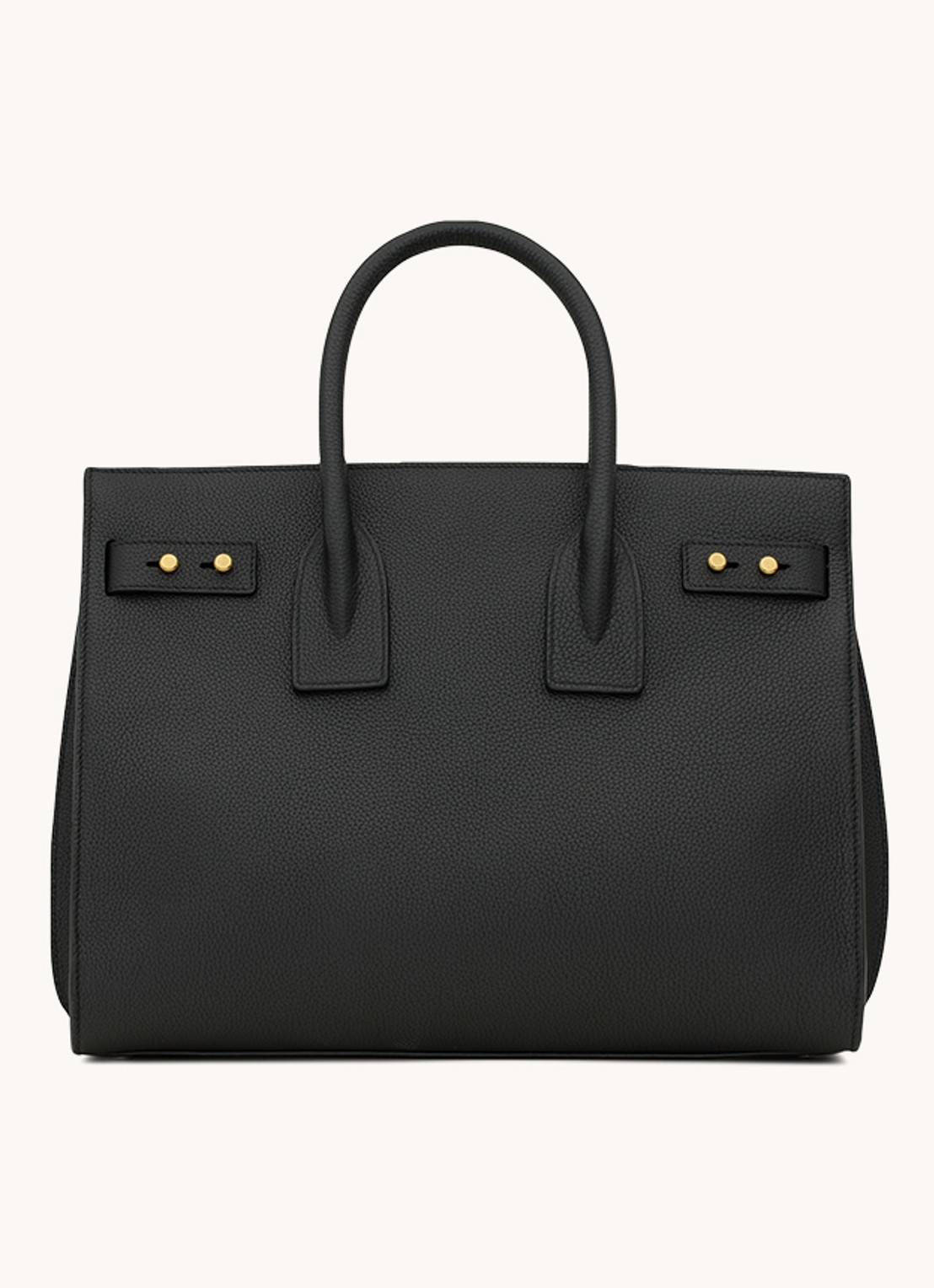 Saint Laurent Sac de Jour Supple Small handtas van kalfsleer - detail zwart