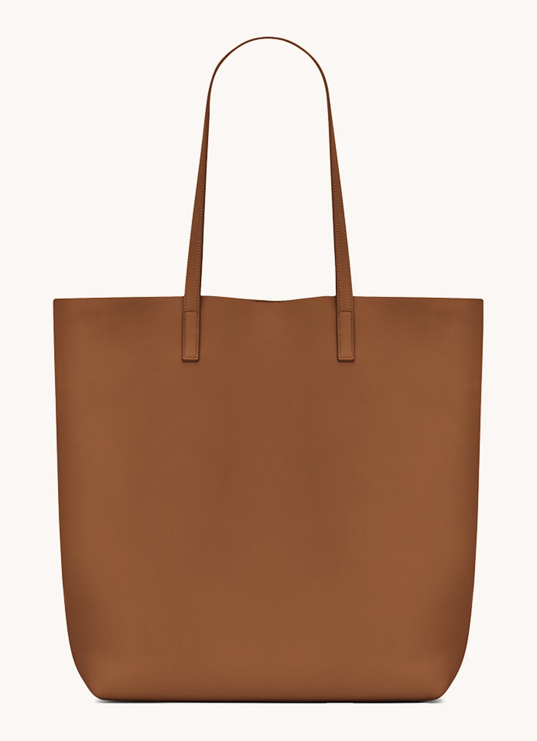 Saint Laurent Shopper van kalfsleer - detail 2 cognac