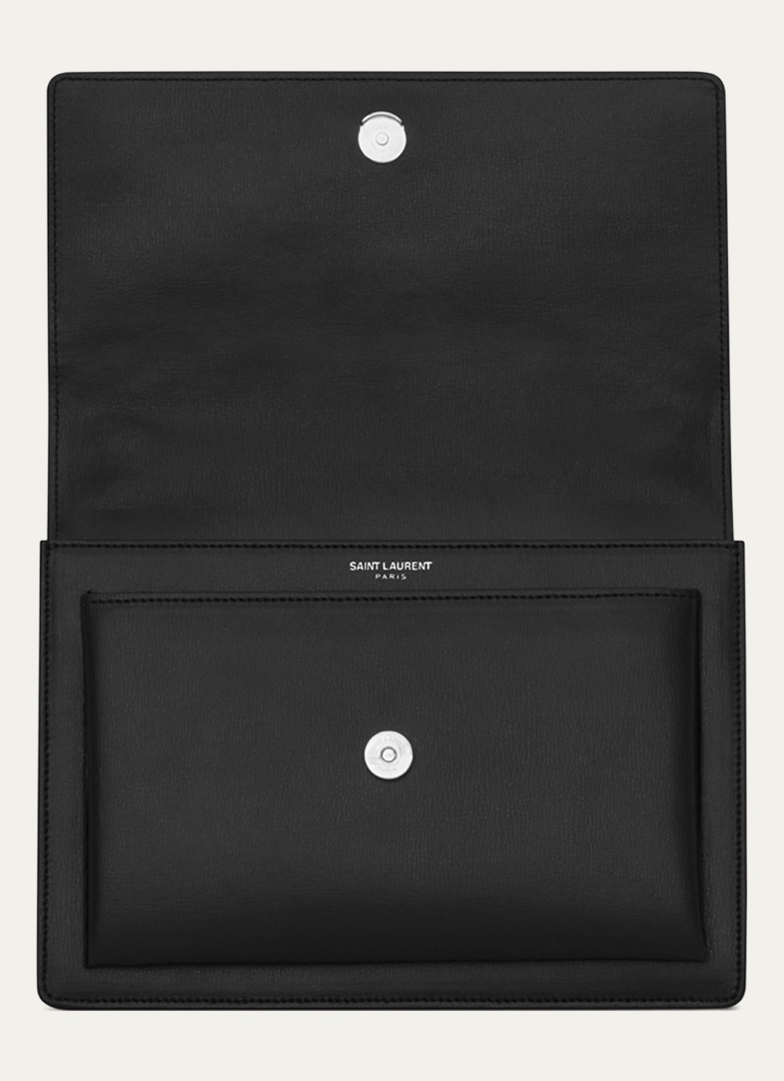 Saint Laurent Sunset Medium schoudertas van kalfsleer - detail 3 zwart