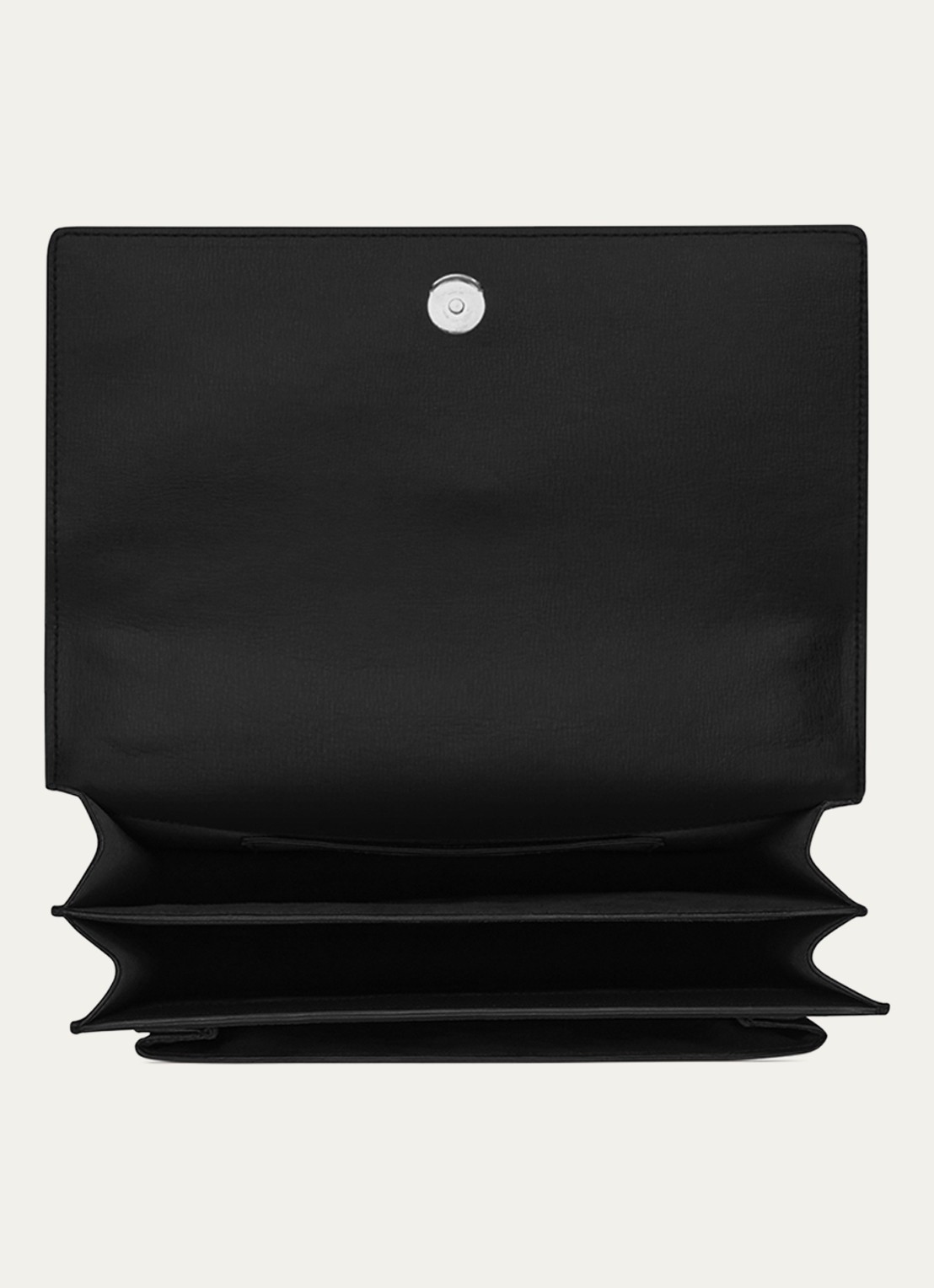 Saint Laurent Sunset Medium schoudertas van kalfsleer - detail 4 zwart