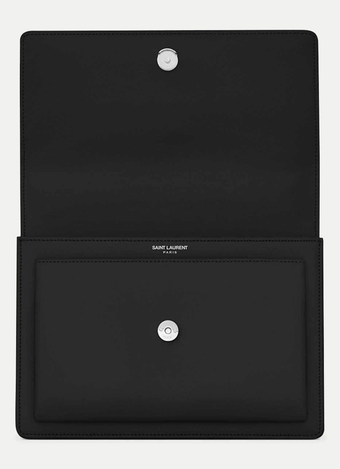 Saint Laurent Sunset Medium schoudertas van kalfsleer - detail 4 zwart