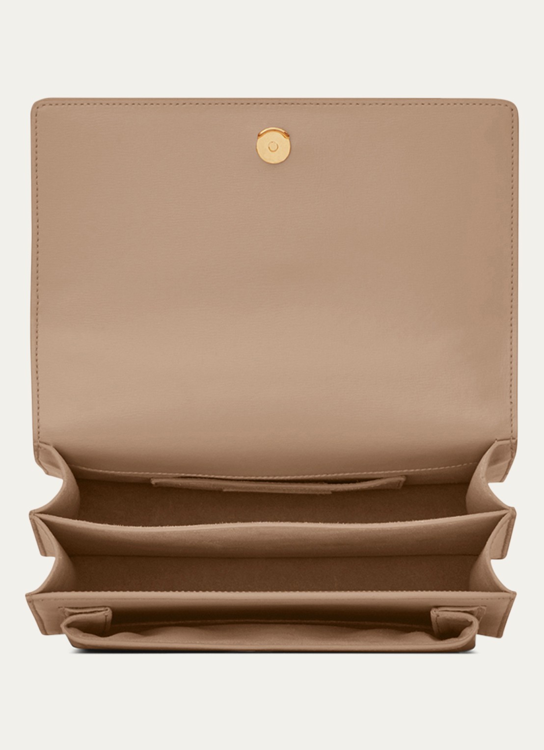 Saint Laurent Sunset Medium schoudertas van kalfsleer - detail 5 beige