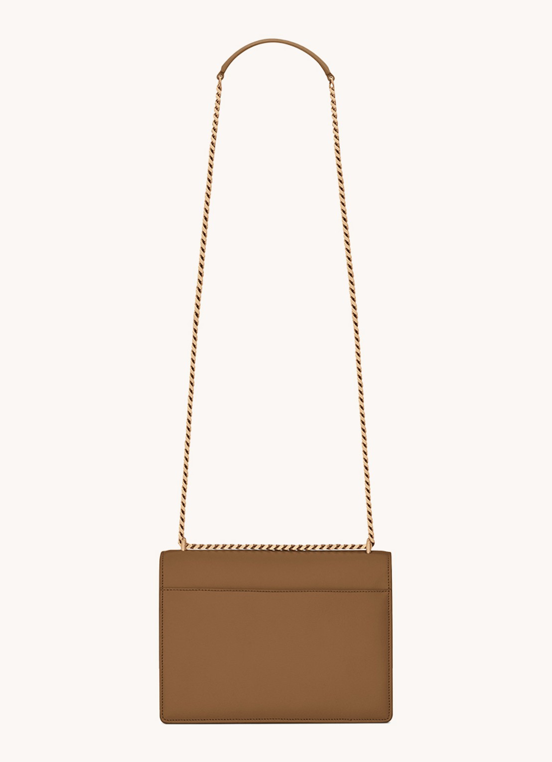 Saint Laurent Sunset Medium schoudertas van kalfsleer - voorkant 5 bruin