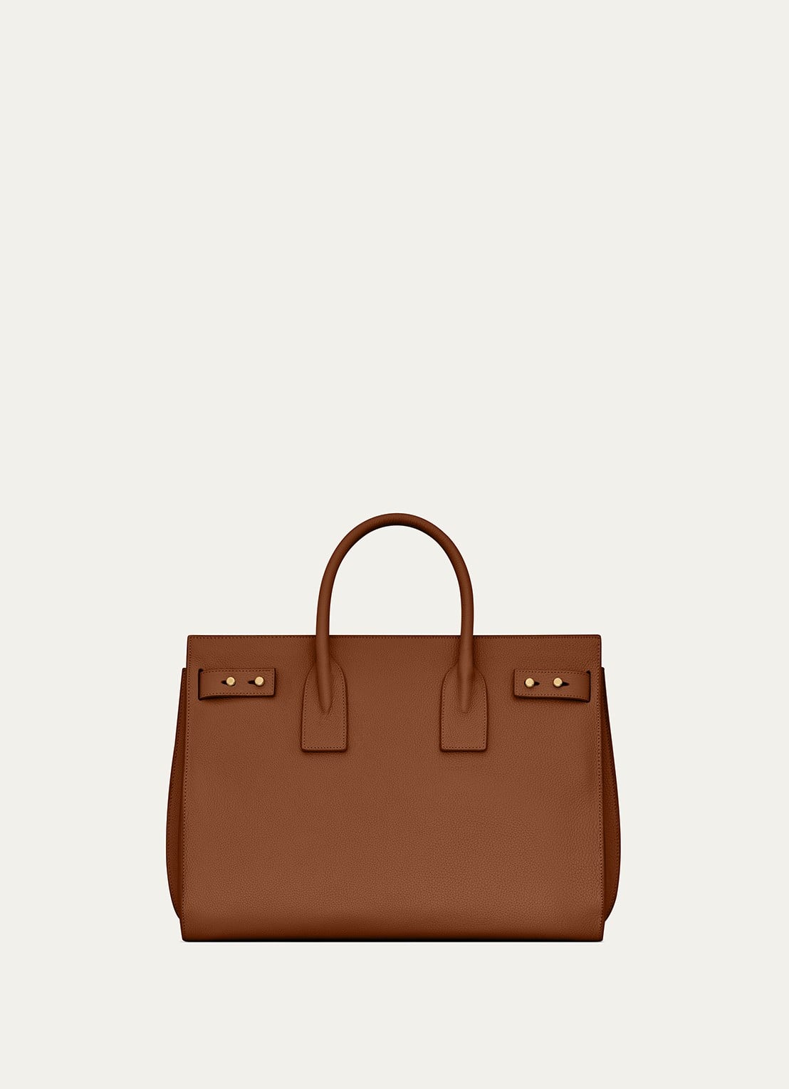Saint Laurent Supple Sac De Jour Medium handtas van kalfsleer - achterkant 2 bruin