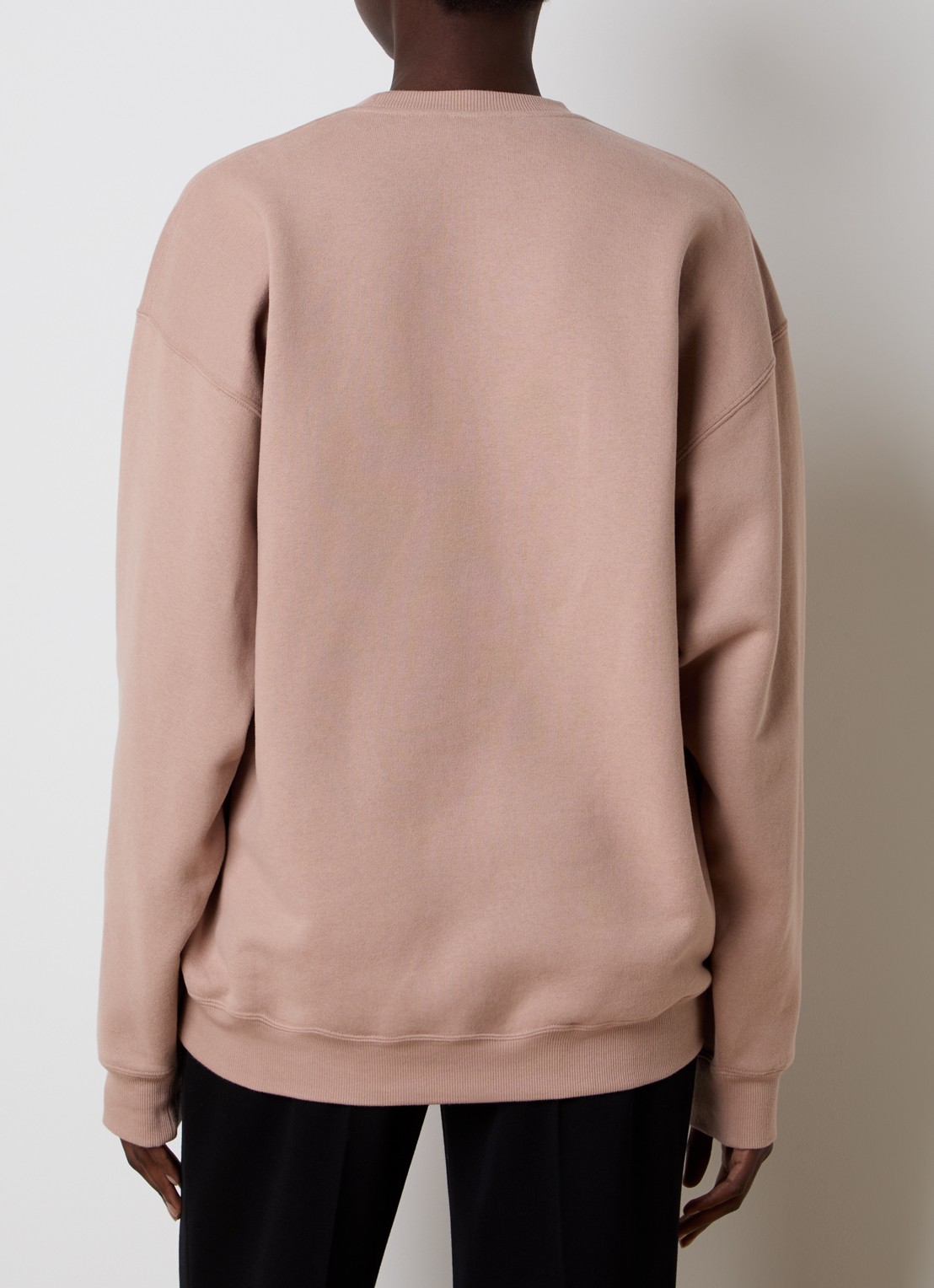 Saint Laurent Sweater met logoborduring - achterkant 5 oudroze