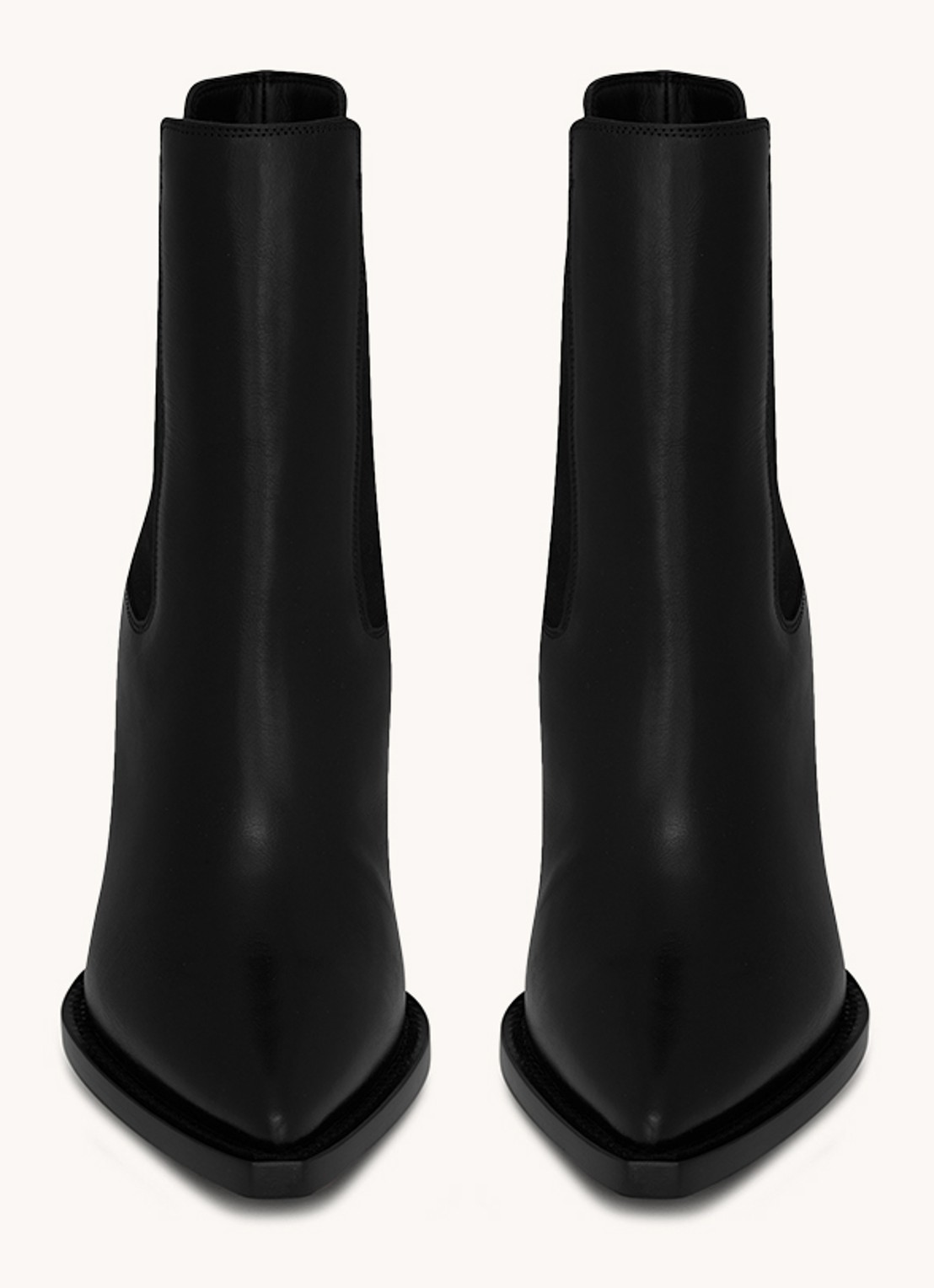 Saint Laurent Theo chelsea boot van kalfsleer - detail 2 zwart