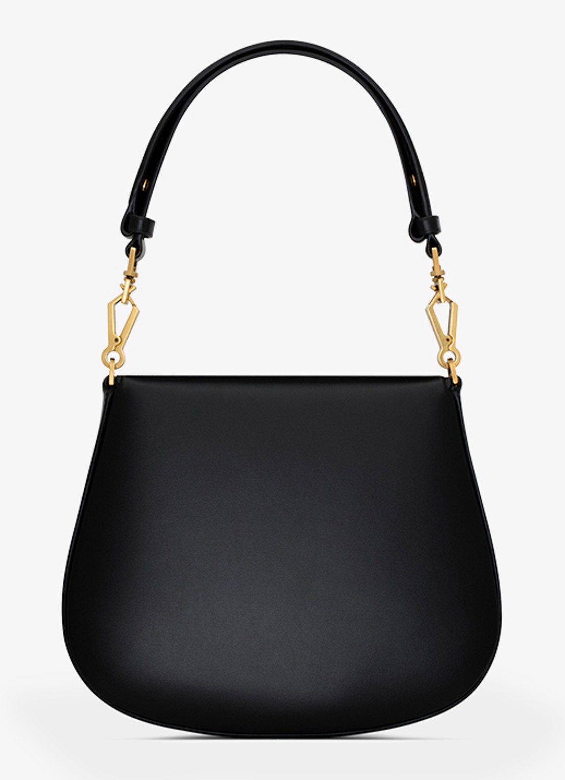 Saint Laurent Top Handle schoudertas van kalfsleer - detail zwart