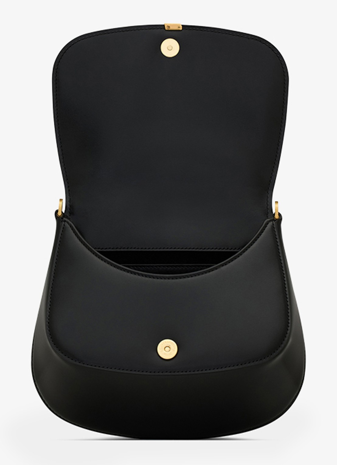 Saint Laurent Top Handle schoudertas van kalfsleer - detail 3 zwart