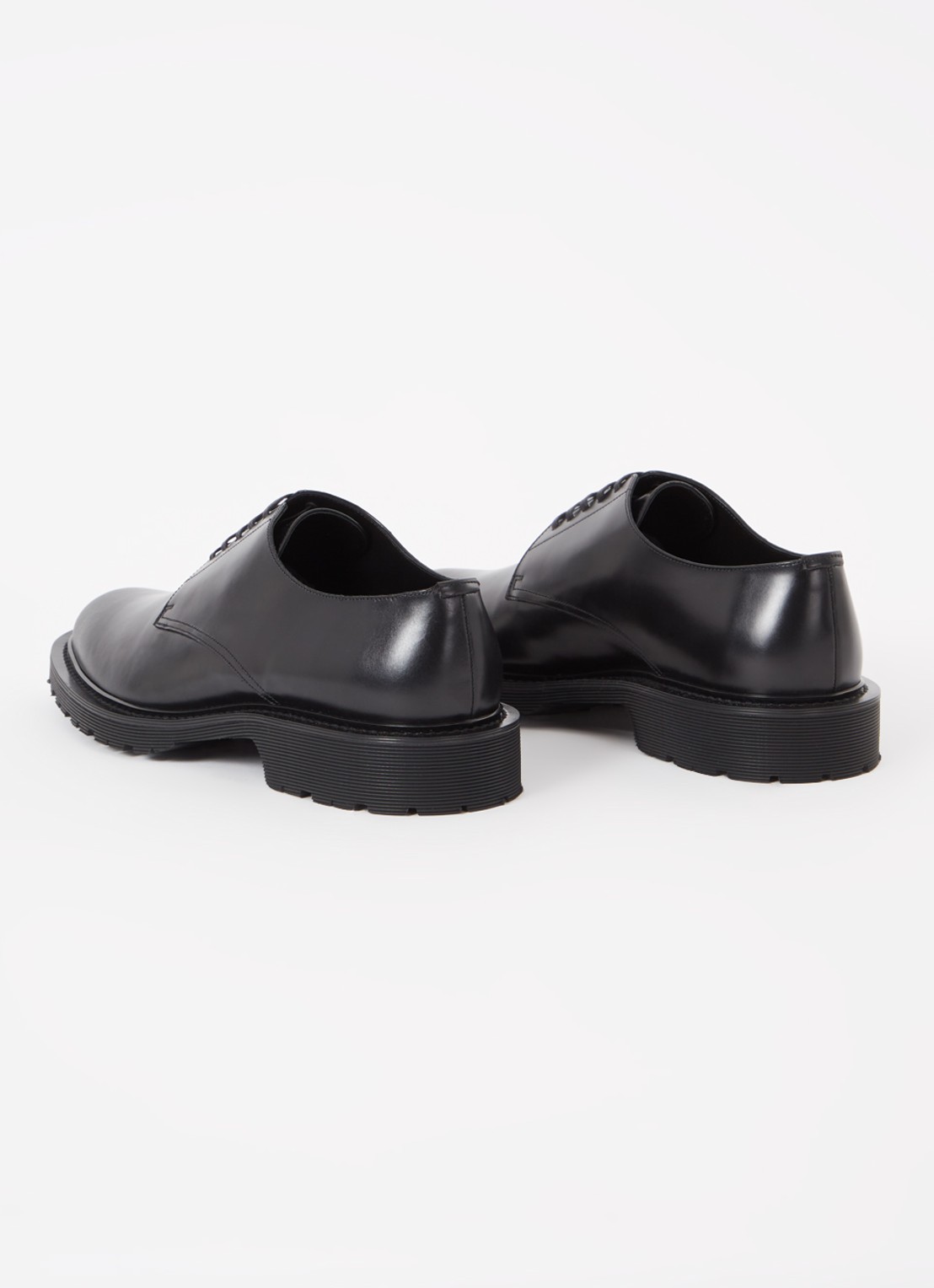 Saint Laurent Vaughn 20 veterschoen van kalfsleer - detail 2 zwart