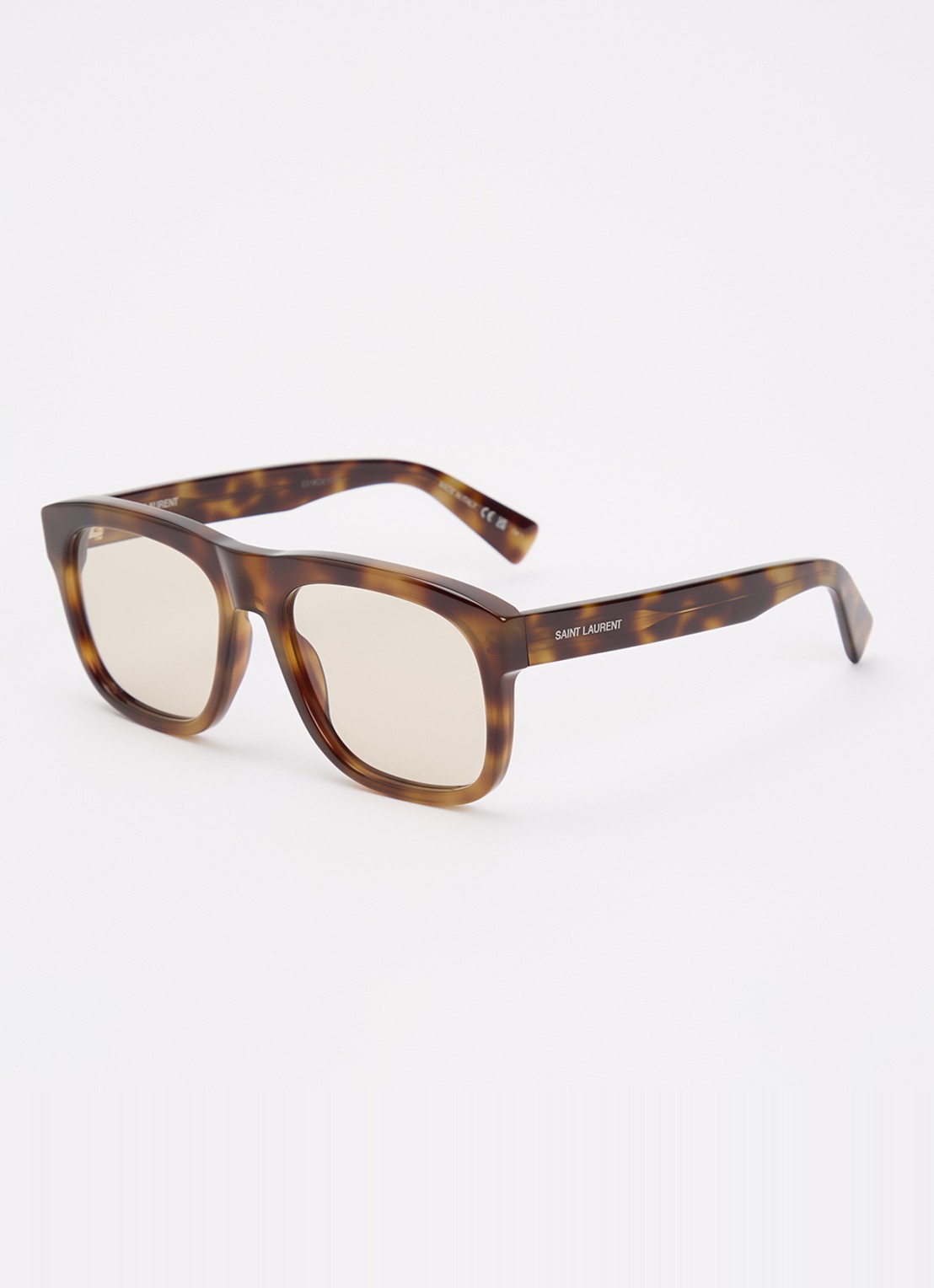 Saint Laurent Wayfarer zonnebril SL 558 - voorkant donkerbruin