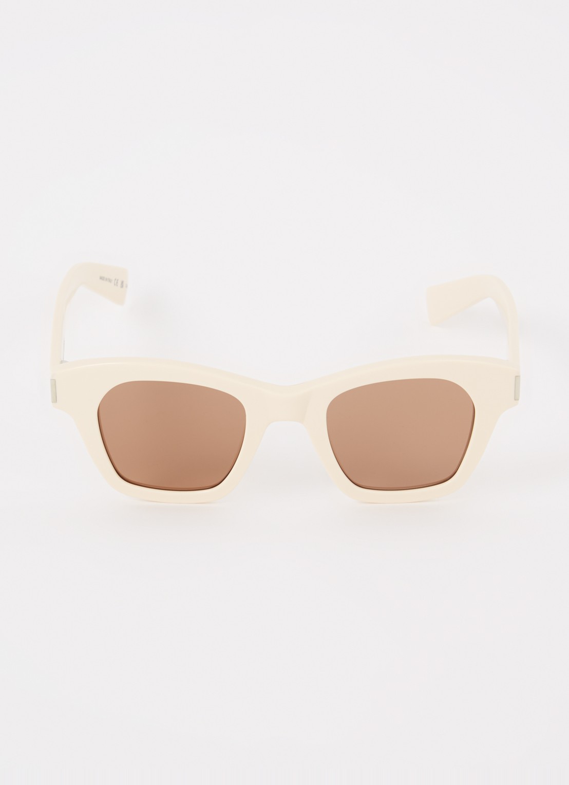 Saint Laurent Wayfarer zonnebril SL592 - detail 2 creme