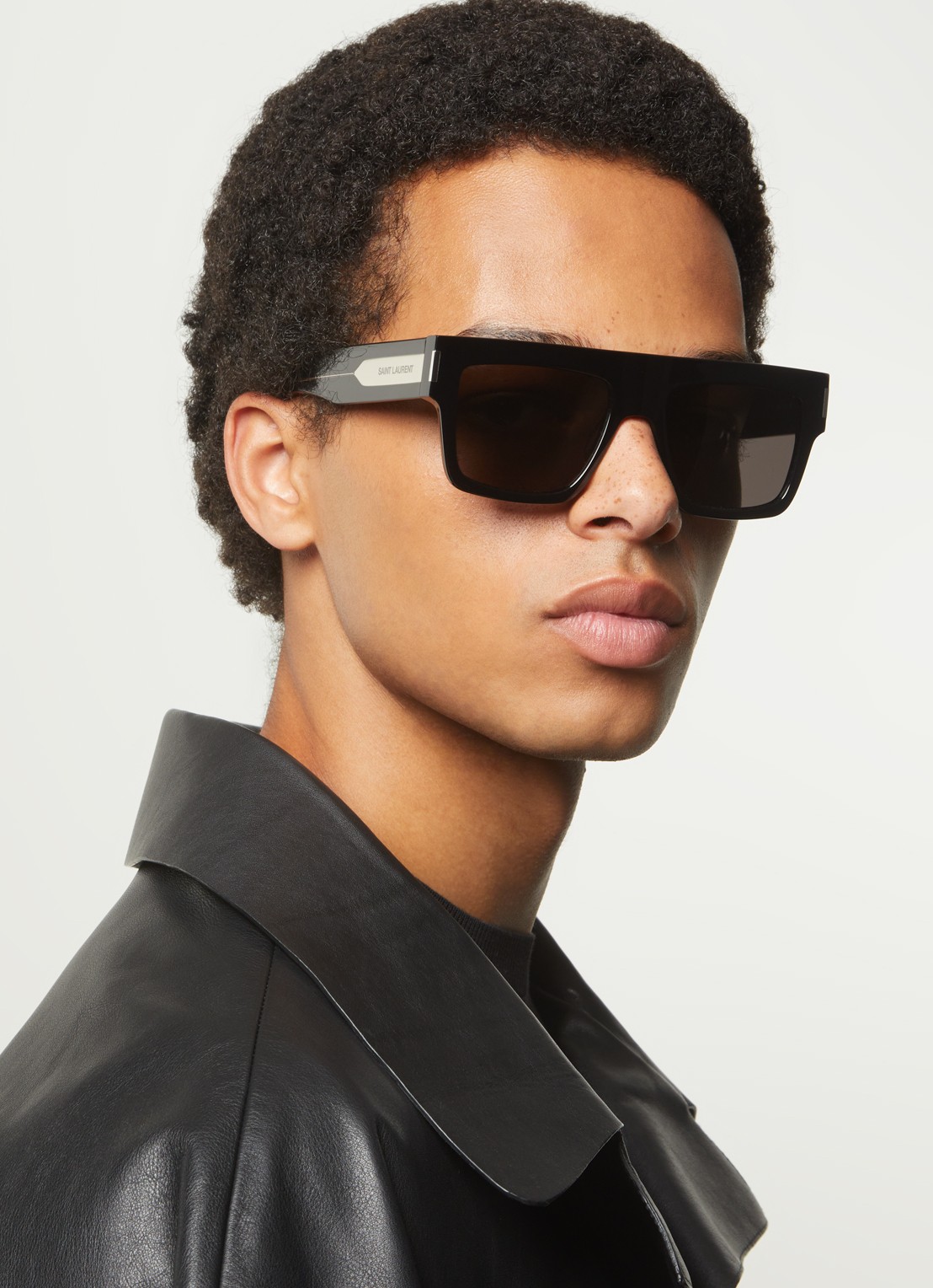 Saint Laurent Wayfarer zonnebril SL628 - voorkant 5 zwart