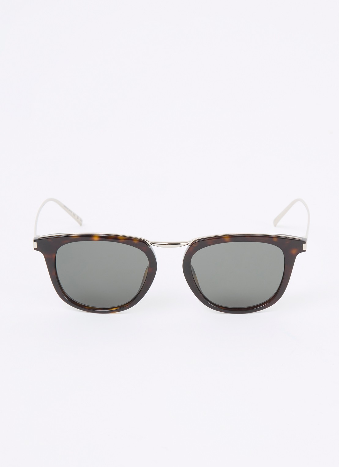 Saint Laurent Wayfarer zonnebril SL753 - detail donkerbruin