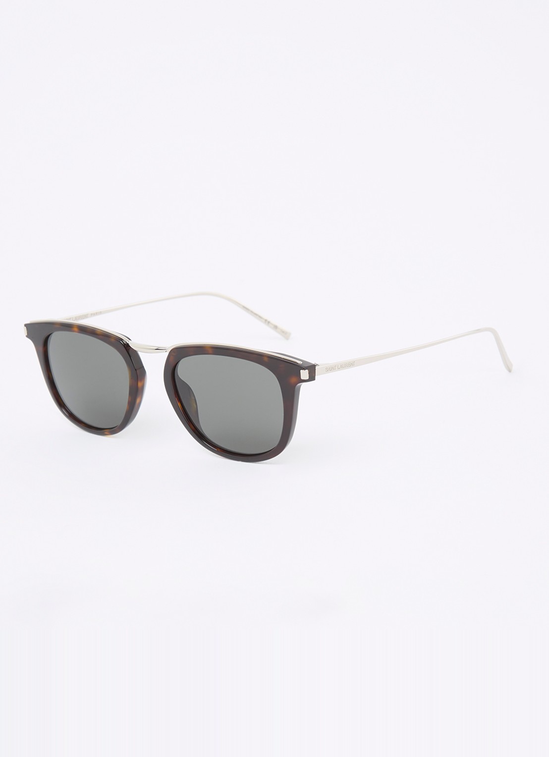 Saint Laurent Wayfarer zonnebril SL753 - voorkant 4 donkerbruin