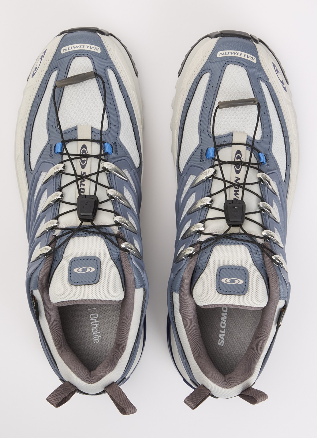 Salomon ACS Pro GTX sneaker met mesh details - detail 3 blauwgrijs