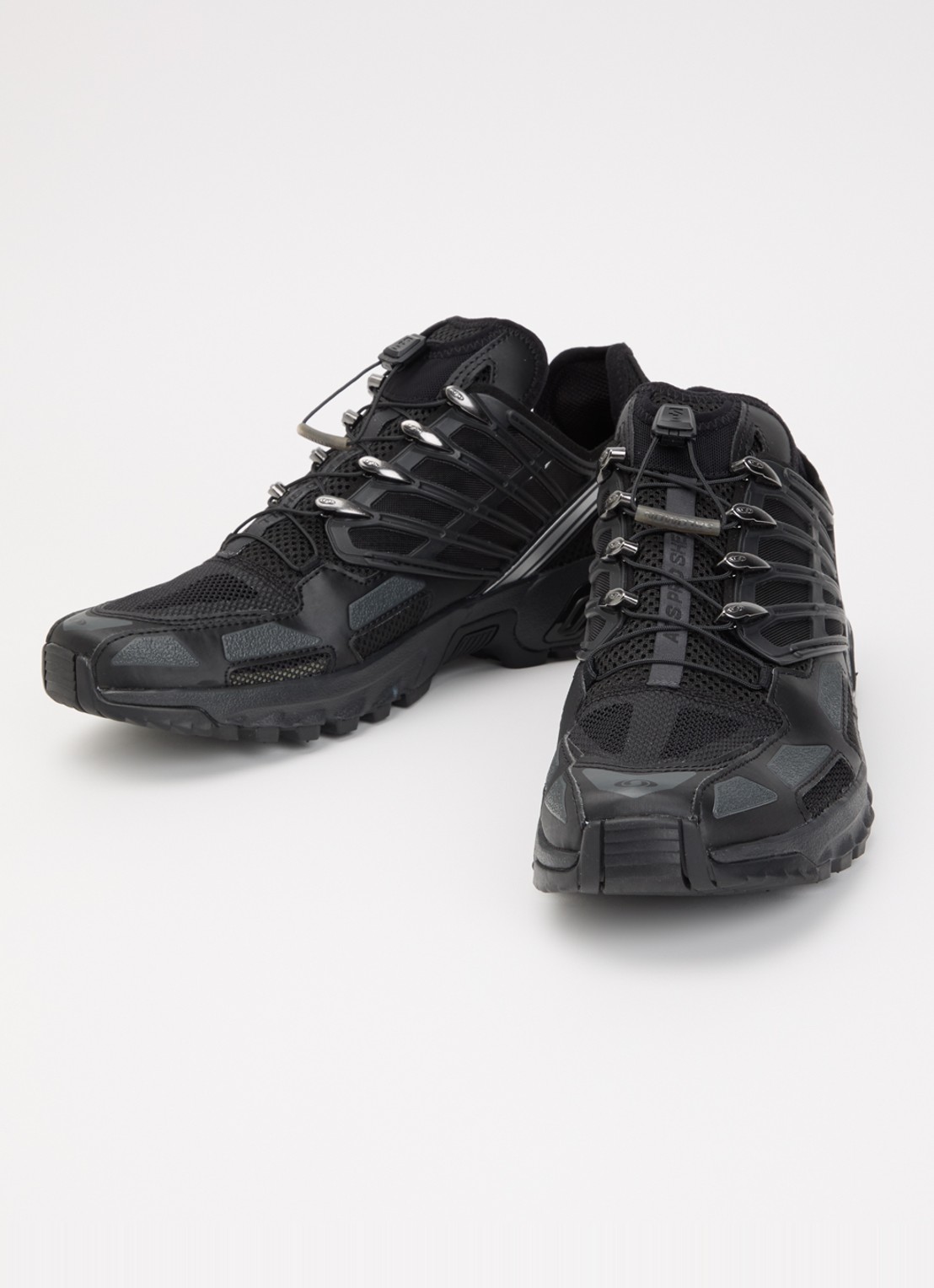 Salomon Acs Pro Shell sneaker van mesh met logo - detail 3 zwart