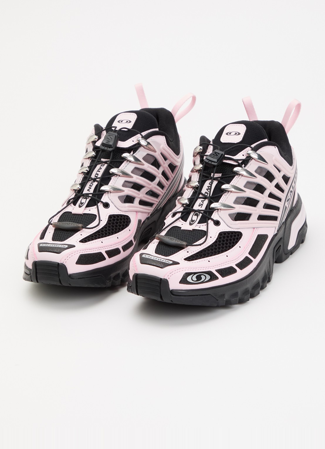 Salomon ACS Pro sneaker van mesh - detail 3 lichtroze