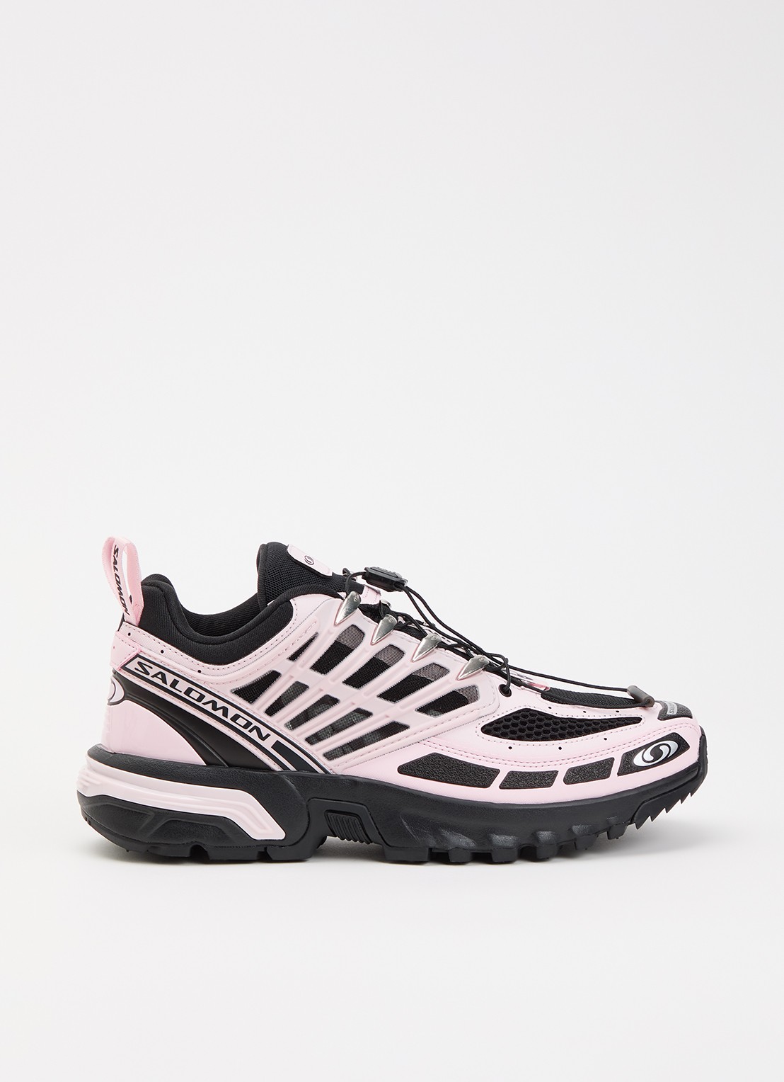 Salomon ACS Pro sneaker van mesh - voorkant lichtroze