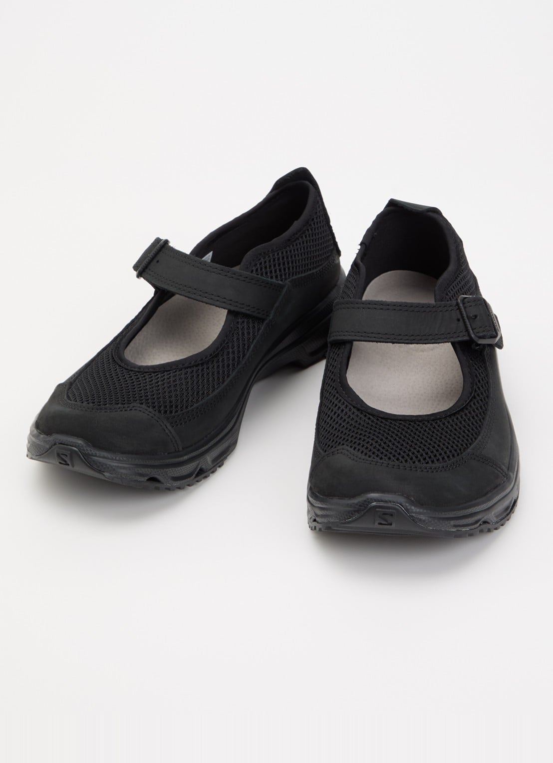 Salomon RX Marie-Jeanne sneaker van mesh met leren details - detail zwart
