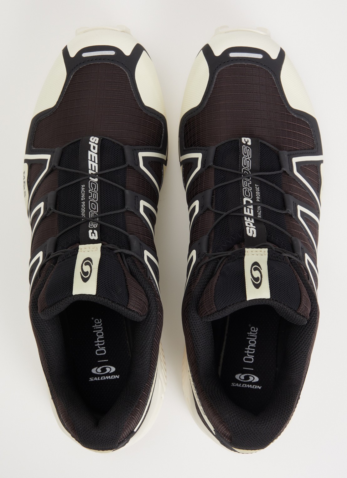 Salomon Speedcross 3 sneaker met details van mesh - detail 2 zwart