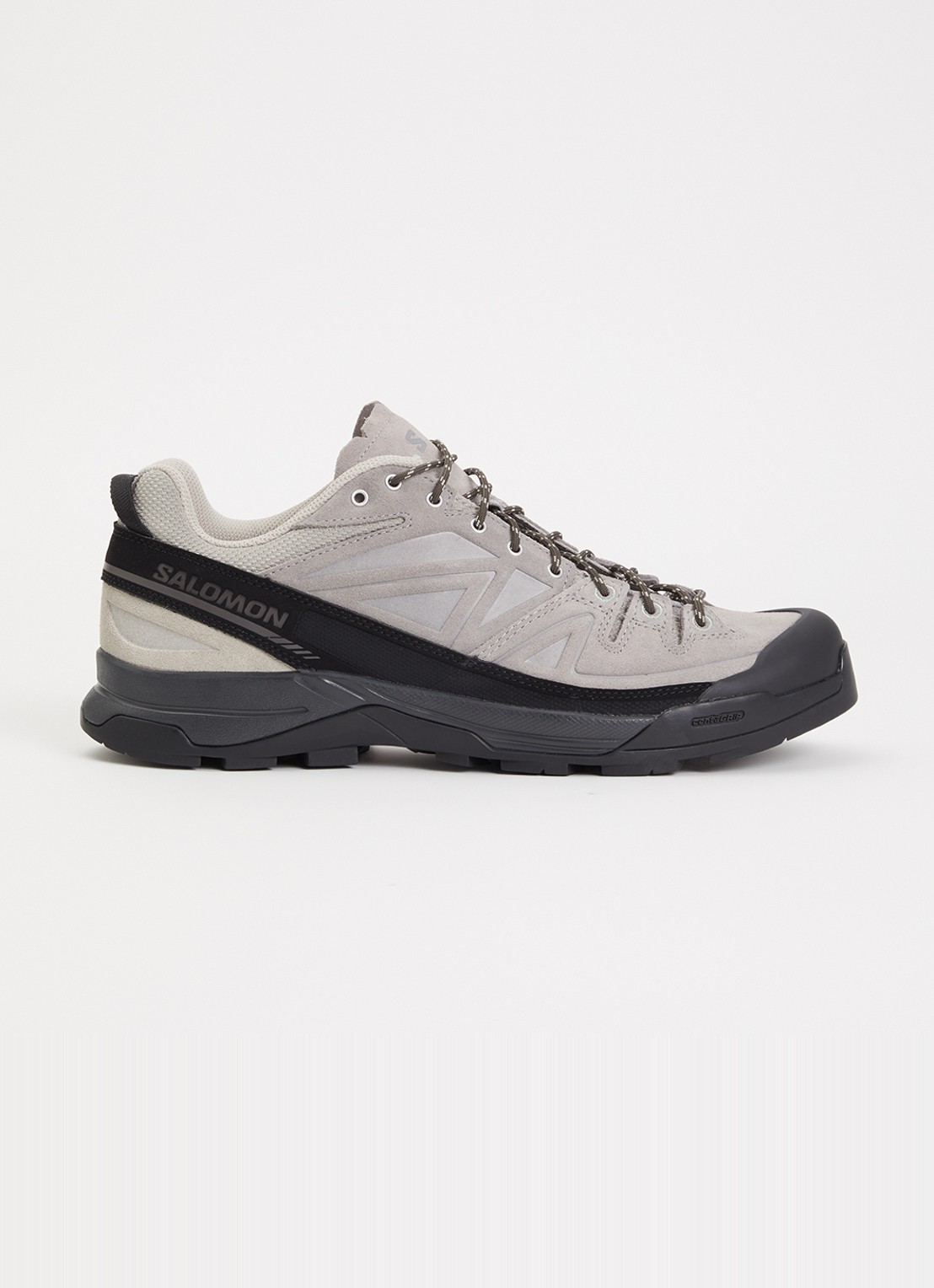Salomon X-ALP sneaker met details van suède - voorkant 5 grijs