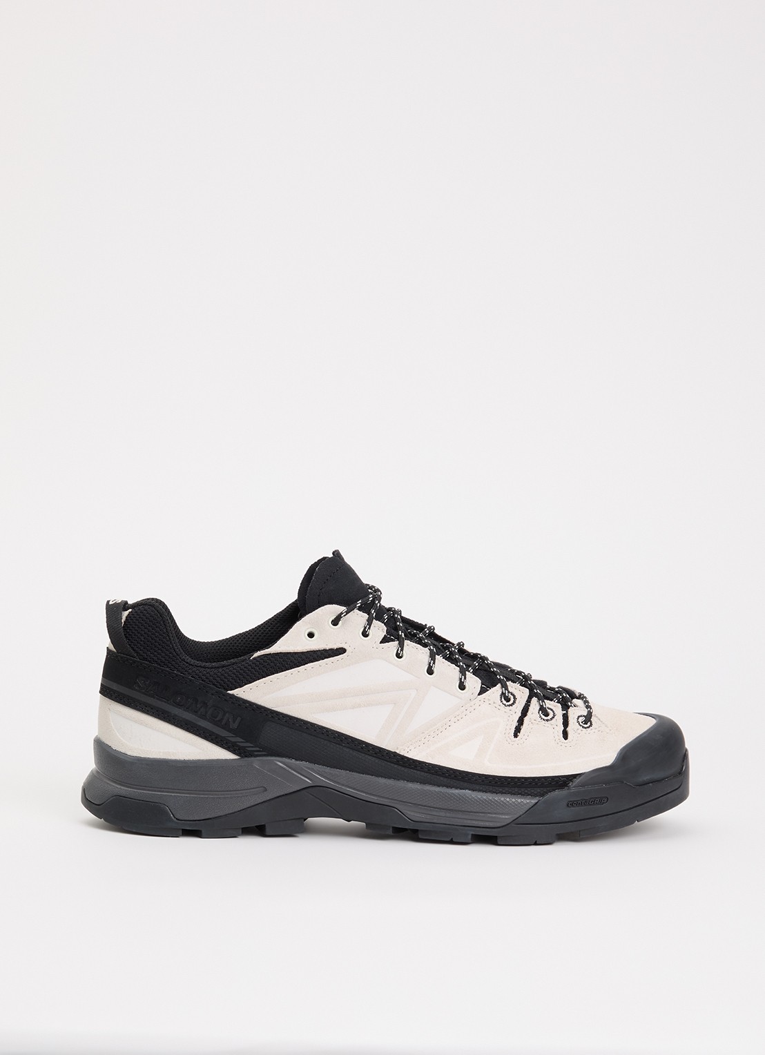 Salomon X-Alp sneaker met suède details - voorkant 2 zwart
